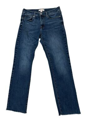 Lucky Brand Sweet Mid-Rise Straight w/ Fringe